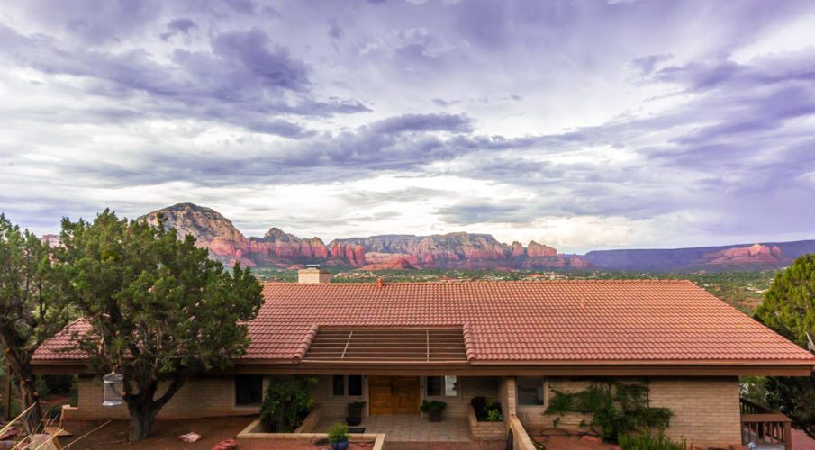 Front of house. Sedona, Az. Photo: Property Pro Media